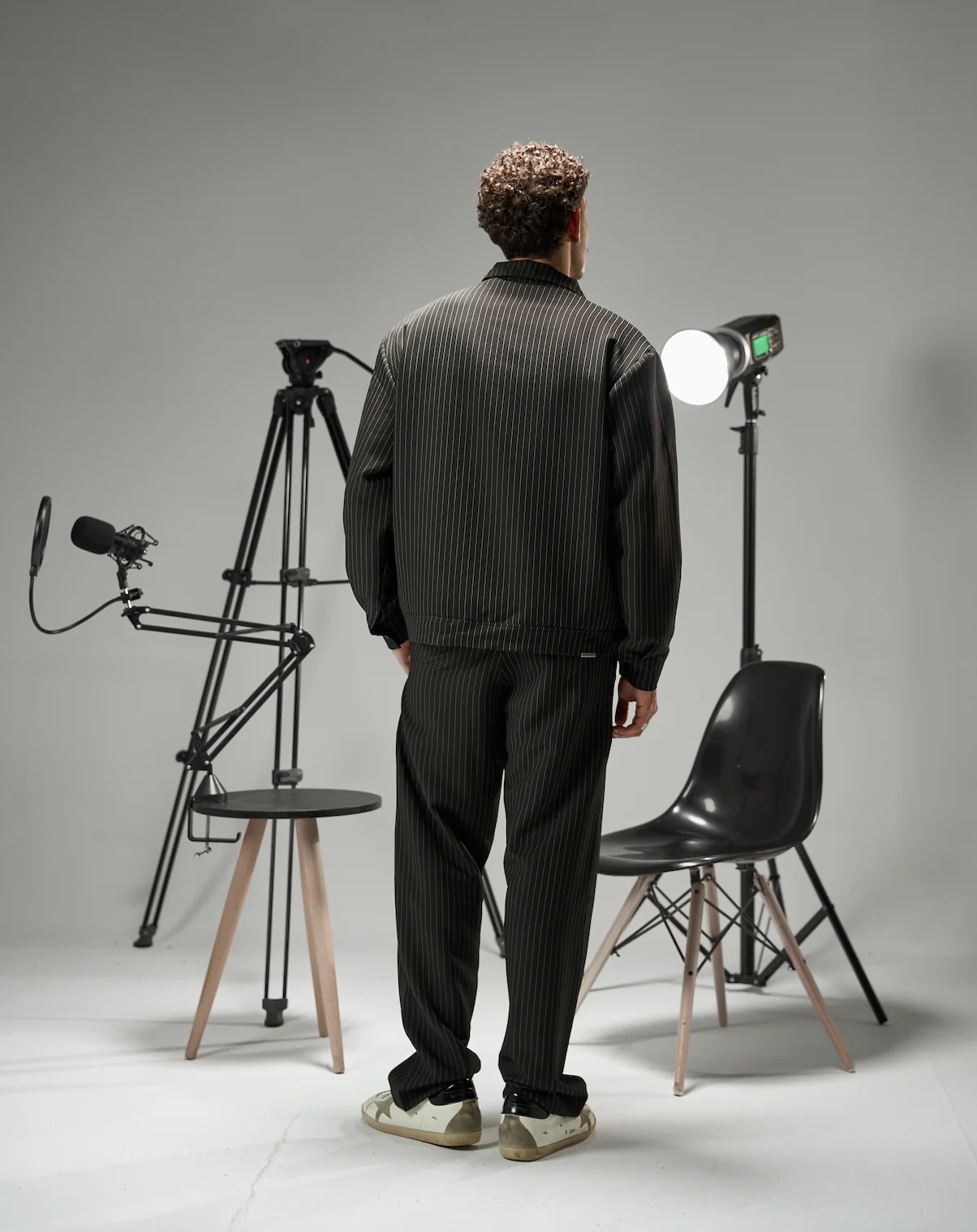 Origen Pleated Jacket - Negro - Image 3