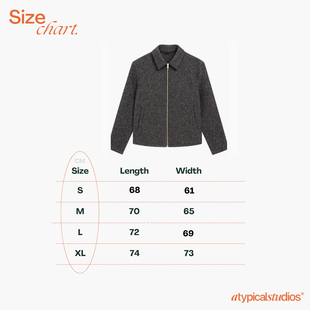Wool Zip-Up - Gris Carbón - Image 4